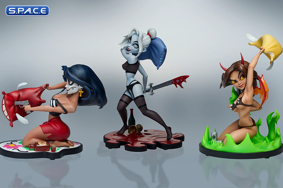 Sleepover in Hell Designer Collectible Statue Set (Coffin Comics)
