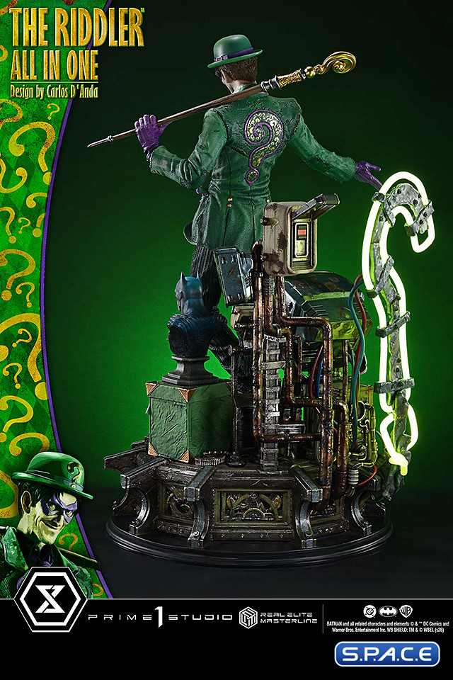 1/3 Scale The Riddler �All In One� Real Elite Masterline Statue (DC Comics)