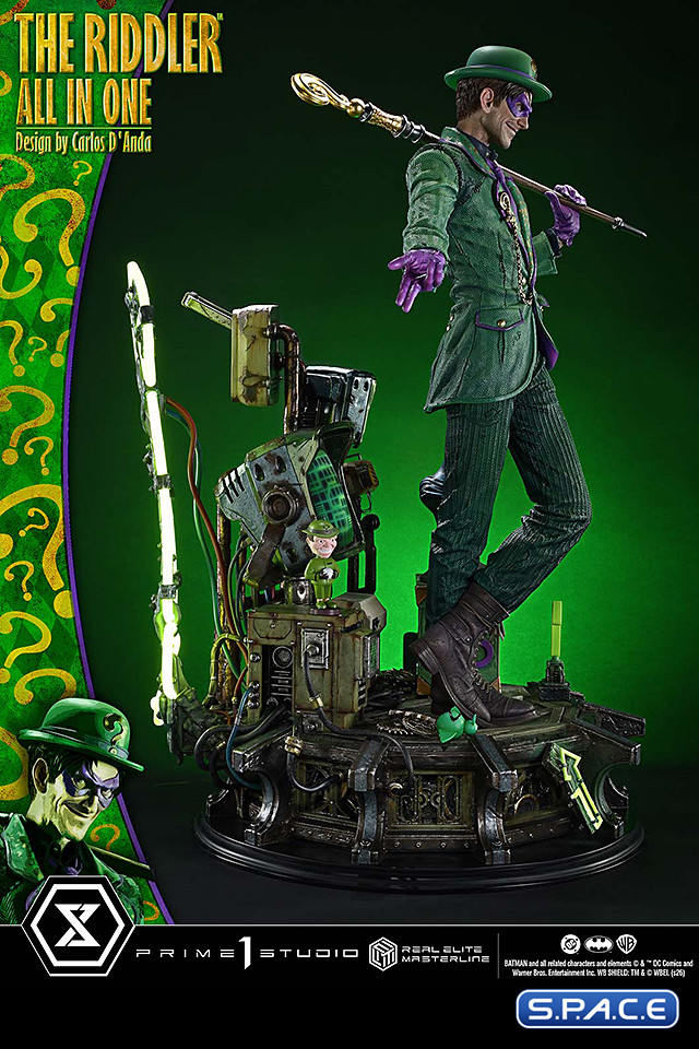 1/3 Scale The Riddler �All In One� Real Elite Masterline Statue (DC Comics)