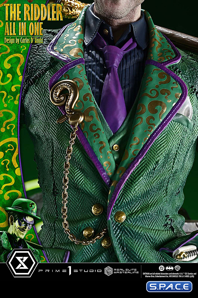 1/3 Scale The Riddler �All In One� Real Elite Masterline Statue (DC Comics)