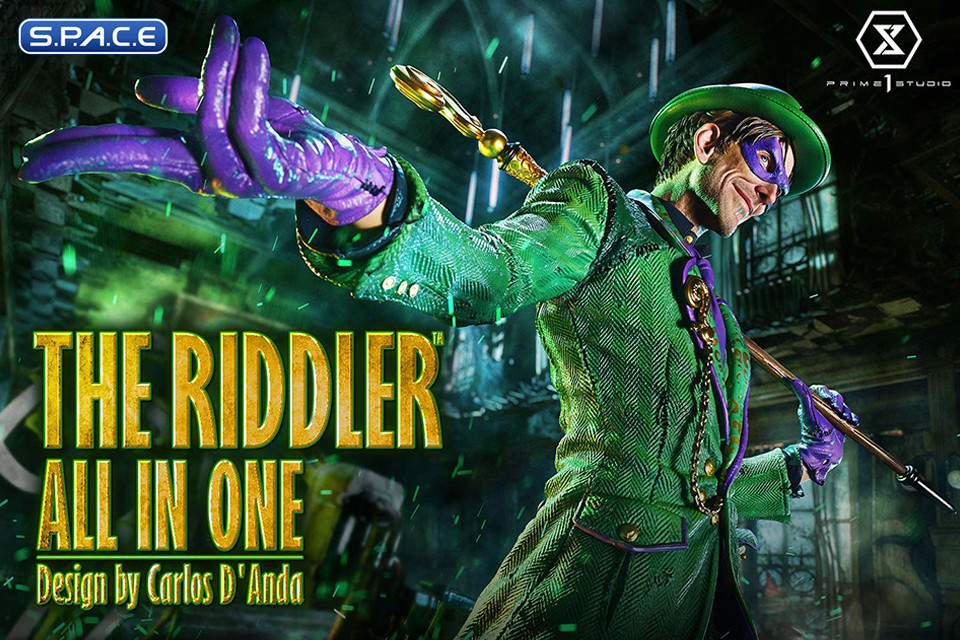 1/3 Scale The Riddler �All In One� Real Elite Masterline Statue (DC Comics)