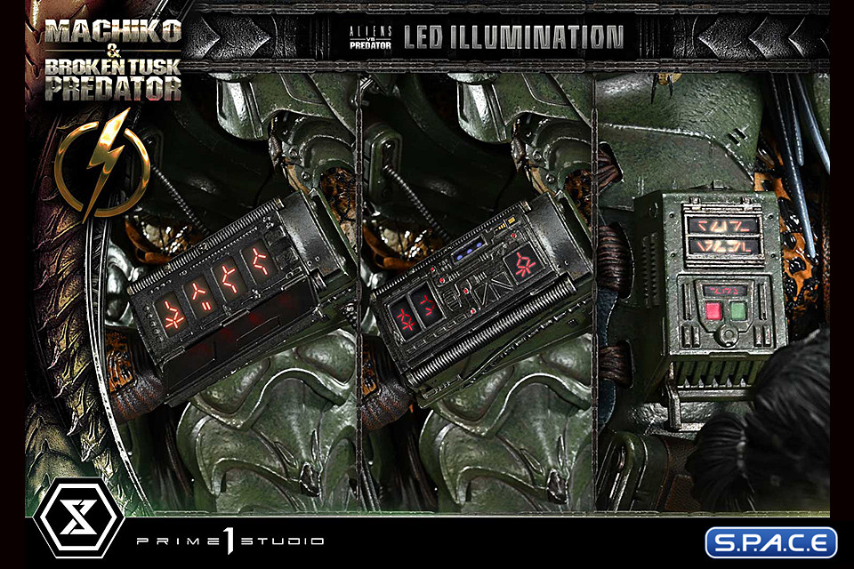 1/4 Scale Machiko & Broken Tusk Predator Ultimate Premium Masterline Statue (Alien vs. Predator)