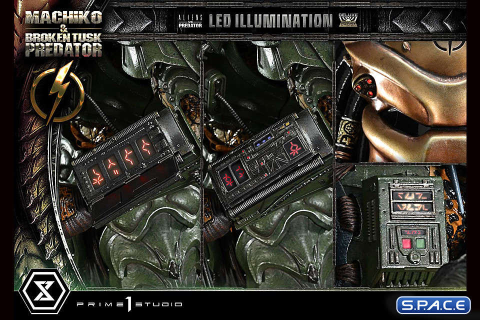 1/4 Scale Machiko & Broken Tusk Predator Ultimate Premium Masterline Statue - Deluxe Bonus Version (Alien vs. Predator)