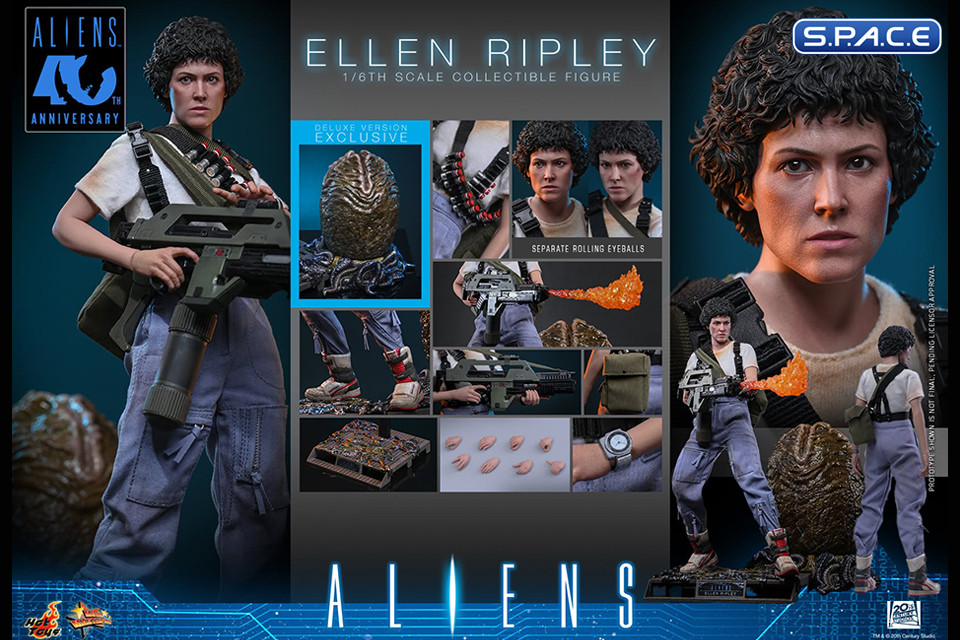1/6 Scale Ellen Ripley Deluxe Version Movie Masterpiece MMS895 (Aliens)