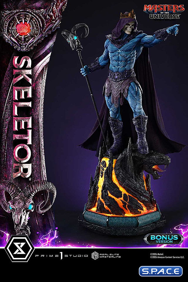 1/3 Scale Skeletor Real Elite Masterline Statue - Bonus Version (Masters of the Universe)