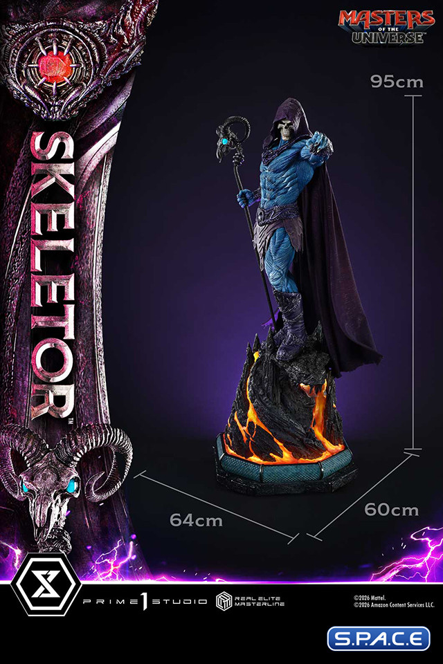 1/3 Scale Skeletor Real Elite Masterline Statue - Bonus Version (Masters of the Universe)