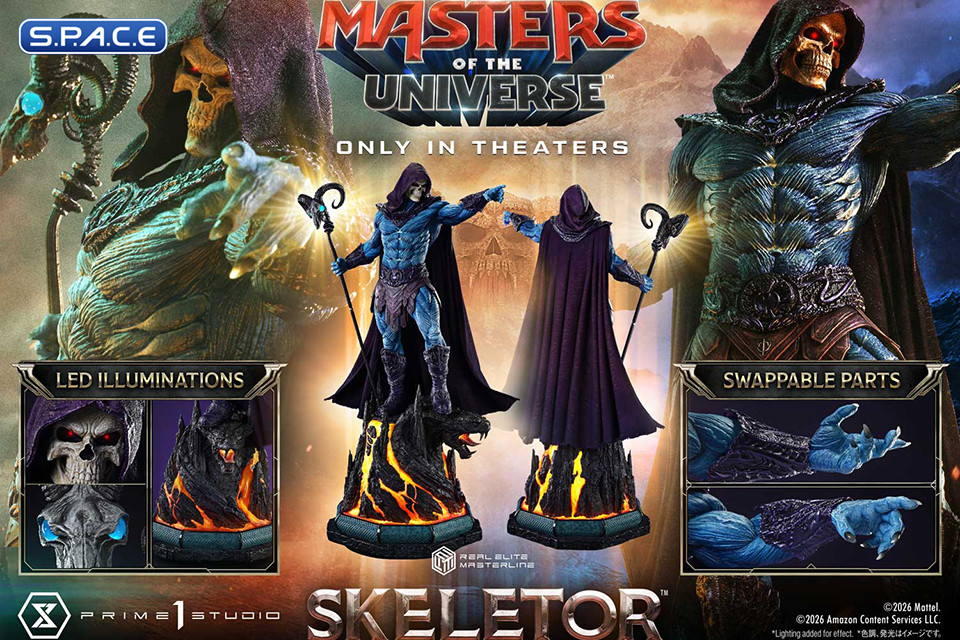 1/3 Scale Skeletor Real Elite Masterline Statue (Masters of the Universe)