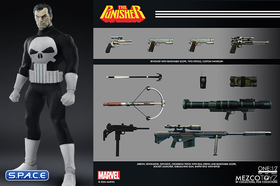 1/12 Scale The Punisher One:12 Collective (Marvel)