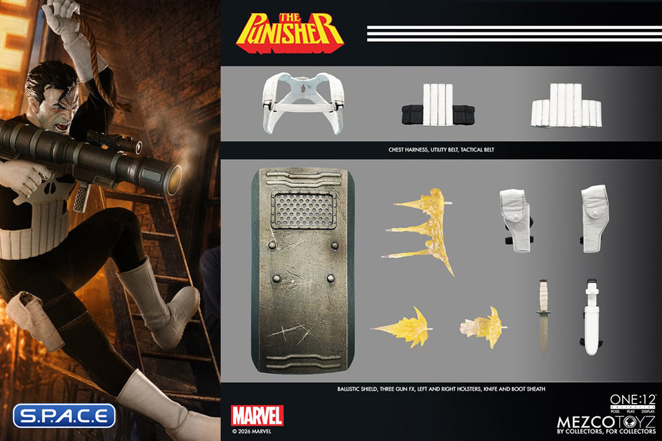 1/12 Scale The Punisher One:12 Collective (Marvel)