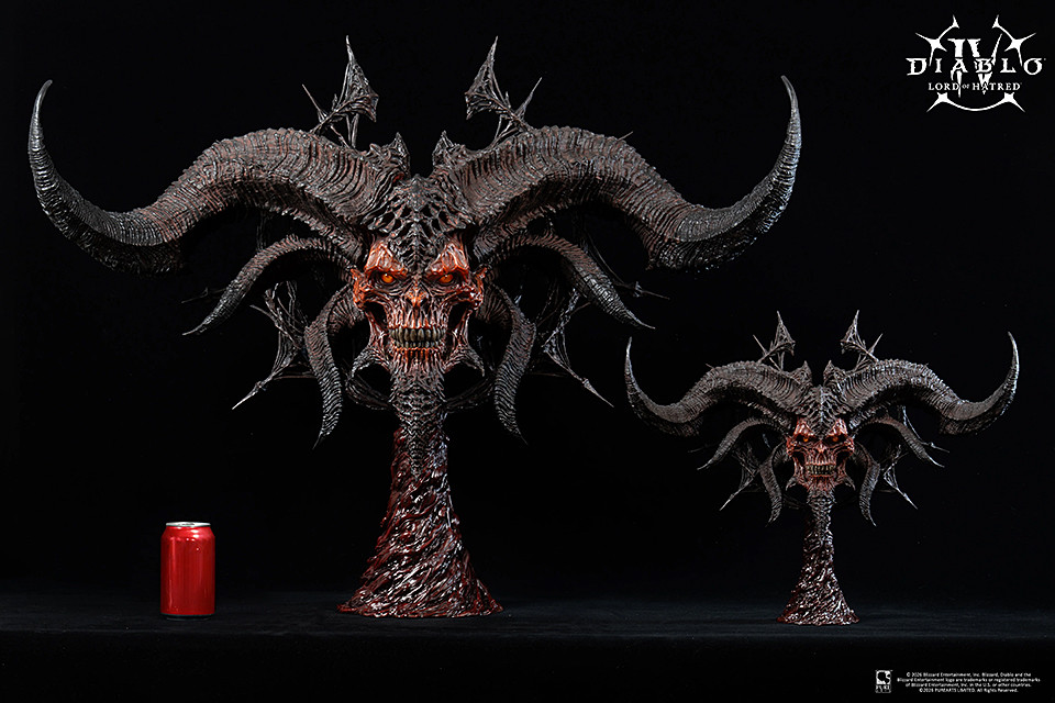 1/2 Scale Mephisto Art Mask Replica (Diablo 4: Lord of Hatred)