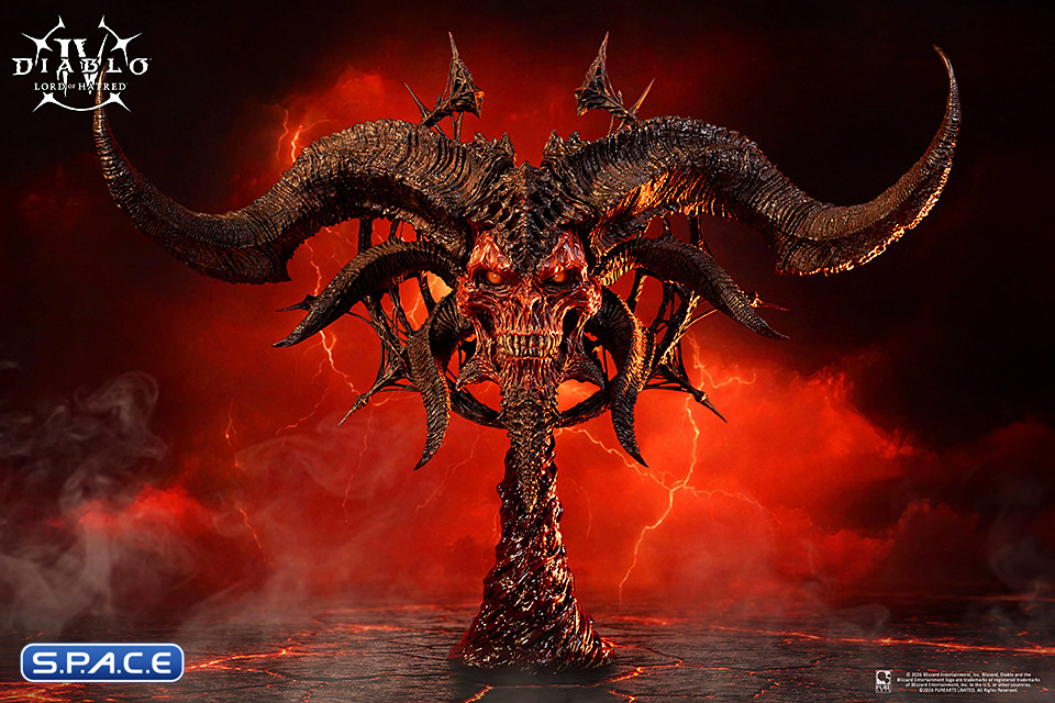 1/2 Scale Mephisto Art Mask Replica (Diablo 4: Lord of Hatred)