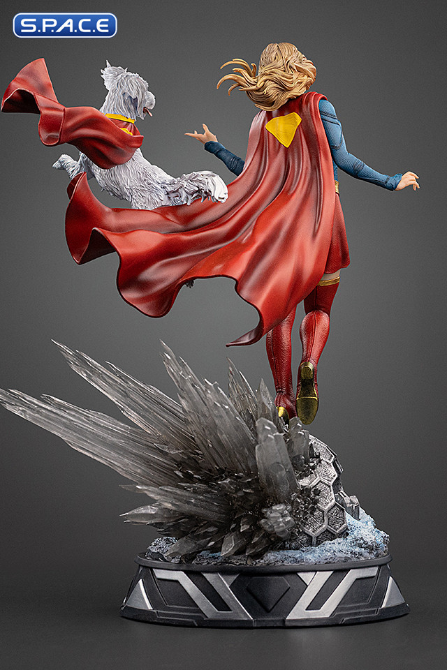 1/10 Scale Supergirl & Krypto Art Scale Statue (Supergirl)