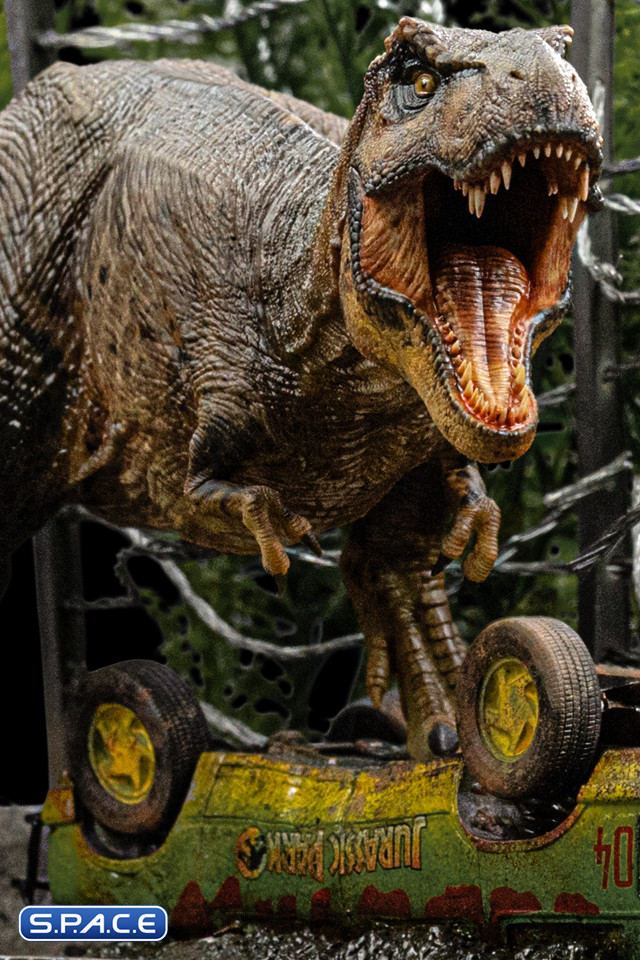 T-Rex Breakout Set A Jurassic Park Icons Mini-Statue (Jurassic Park)