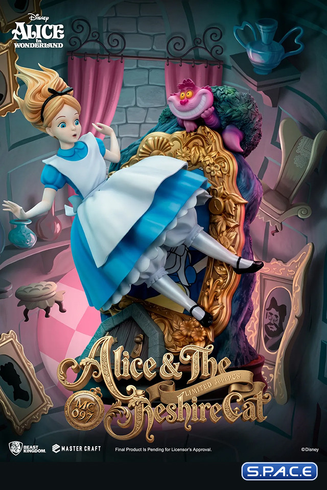Alice & The Ceshire Cat Master Craft Statue (Alice in Wonderland)