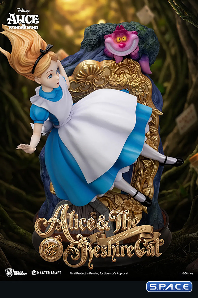 Alice & The Ceshire Cat Master Craft Statue (Alice in Wonderland)