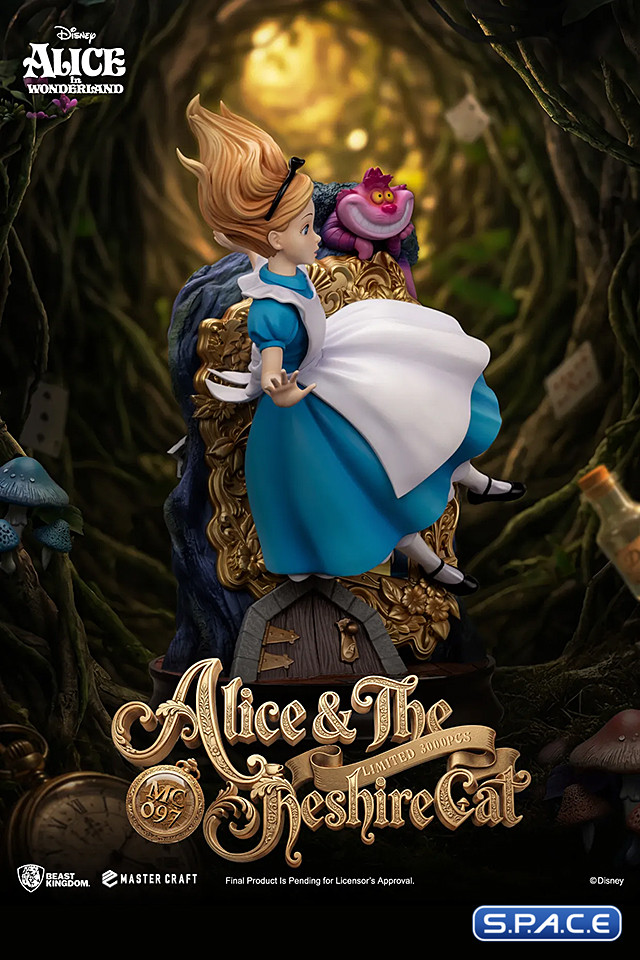 Alice & The Ceshire Cat Master Craft Statue (Alice in Wonderland)