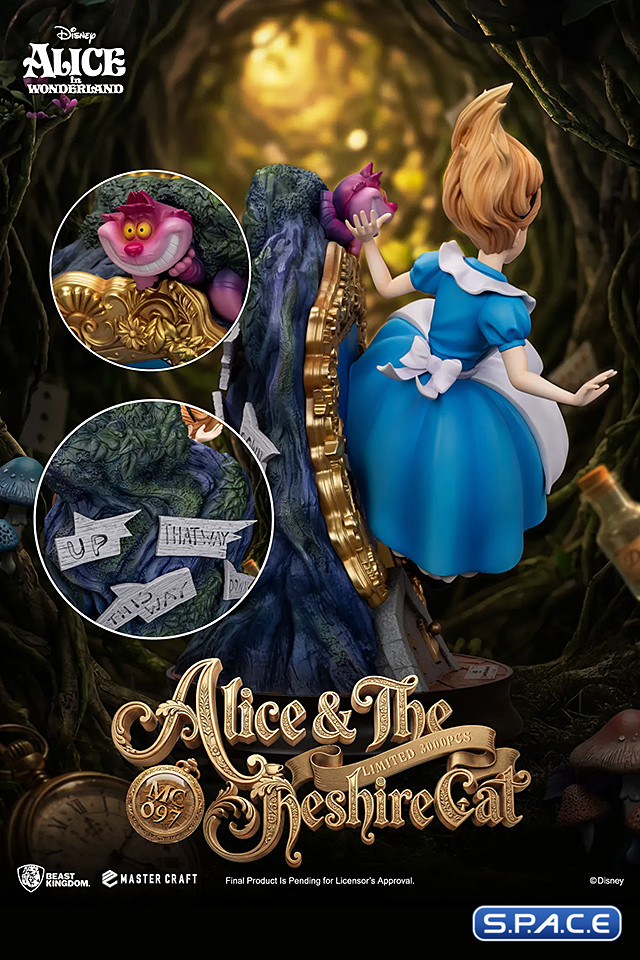 Alice & The Ceshire Cat Master Craft Statue (Alice in Wonderland)