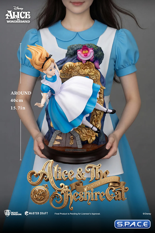Alice & The Ceshire Cat Master Craft Statue (Alice in Wonderland)