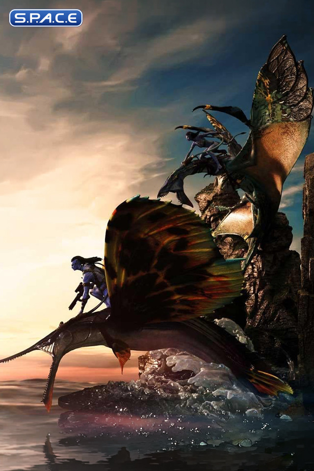 2er Bundle: Jake Sully und Neytiri Ultimate Diorama Masterline Statuen - Bonus Version (Avatar: The Way of Water)