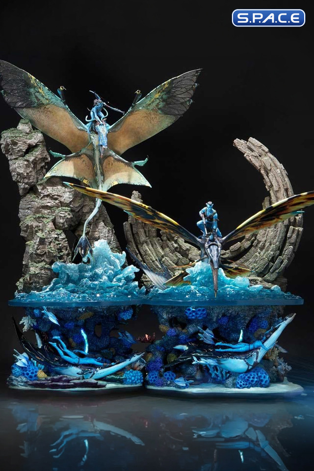 2er Bundle: Jake Sully und Neytiri Ultimate Diorama Masterline Statuen - Bonus Version (Avatar: The Way of Water)