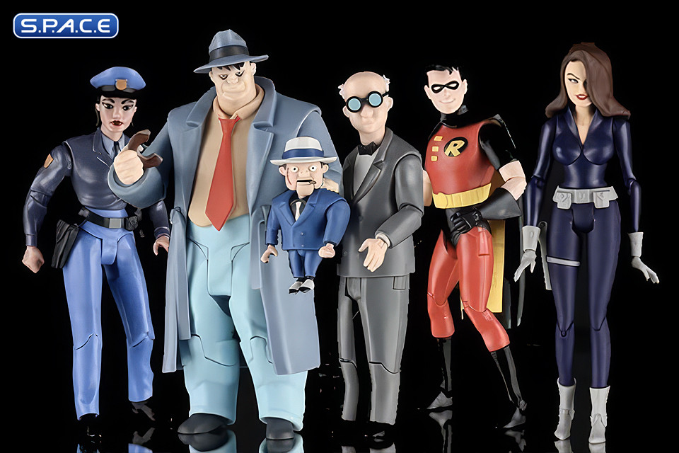 4er Komplettsatz: Batman The Animated Series BAF Wave 8 (DC Multiverse)
