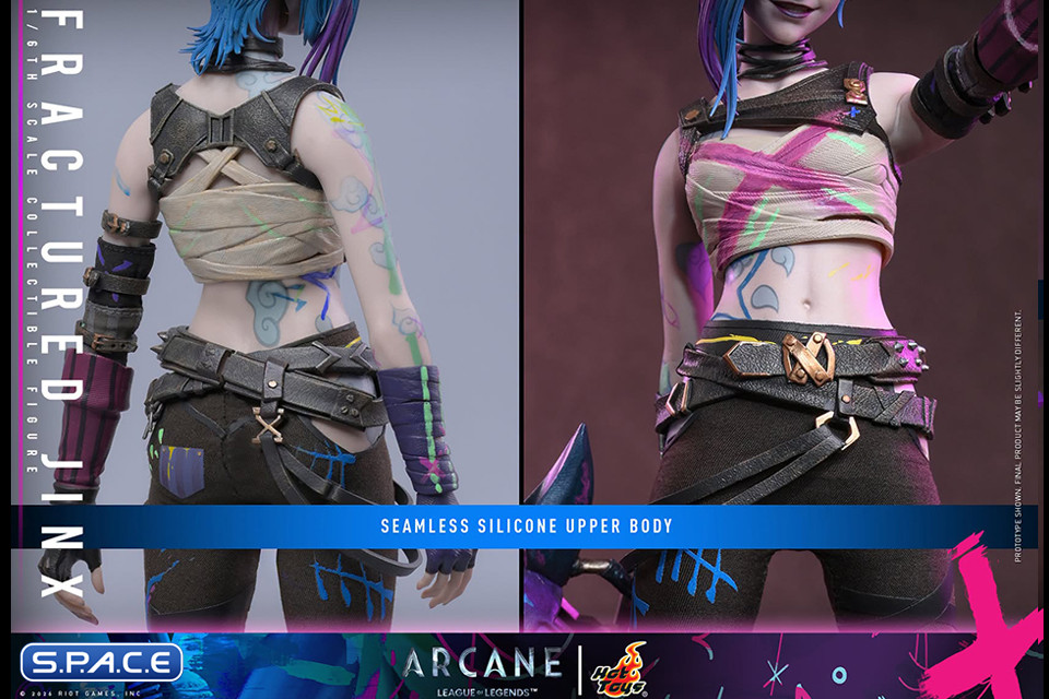 1/6 Scale Fractured Jinx TV Masterpiece TMS183 (Arcane)