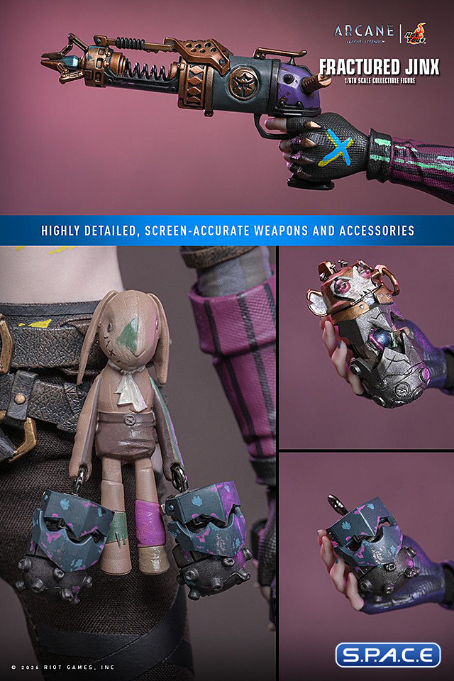 1/6 Scale Fractured Jinx TV Masterpiece TMS183 (Arcane)