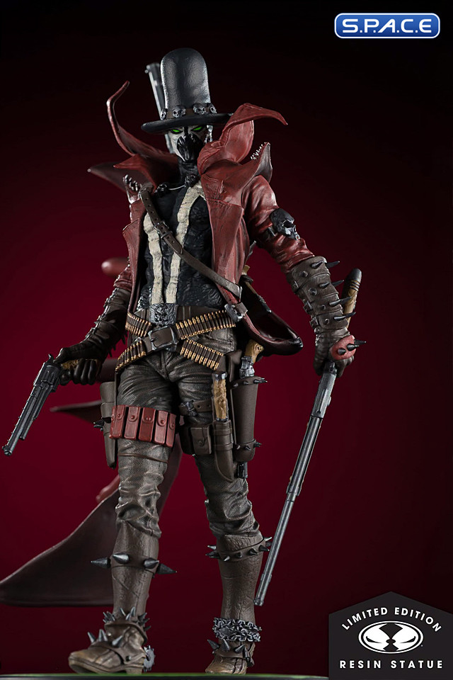 Gunslinger Spawn Black White & Red All Over Statue (Spawn)