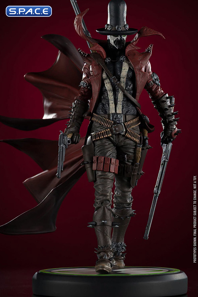 Gunslinger Spawn Black White & Red All Over Statue (Spawn)