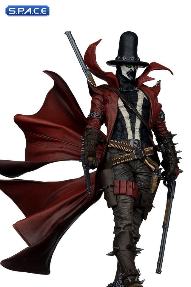 Gunslinger Spawn Black White & Red All Over Statue (Spawn)