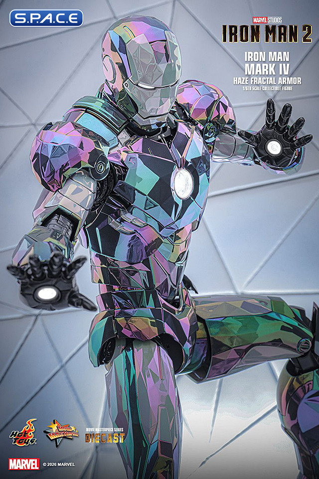 1/6 Scale Iron Man Mark IV Haze Fractal Armor Movie Masterpiece MMS855D79 (Iron Man 2)