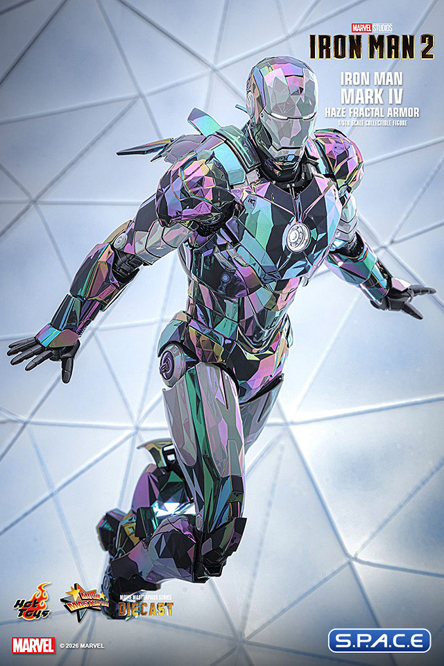 1/6 Scale Iron Man Mark IV Haze Fractal Armor Movie Masterpiece MMS855D79 (Iron Man 2)