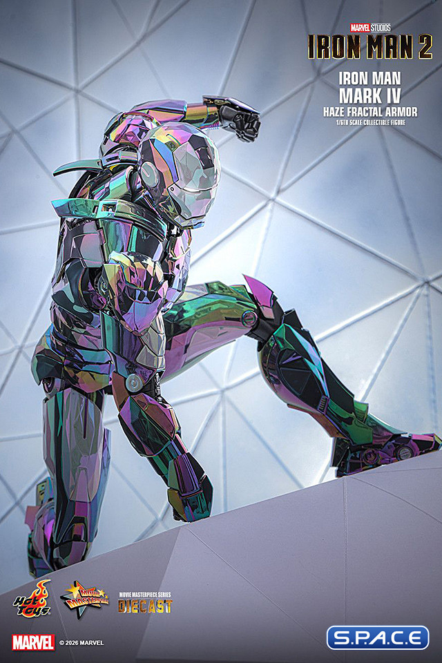 1/6 Scale Iron Man Mark IV Haze Fractal Armor Movie Masterpiece MMS855D79 (Iron Man 2)