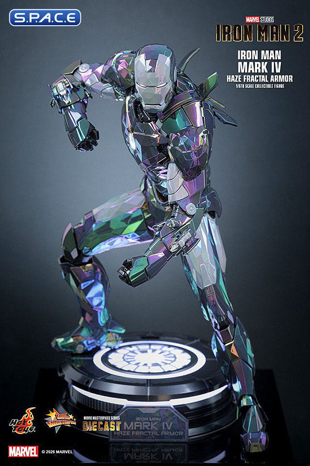1/6 Scale Iron Man Mark IV Haze Fractal Armor Movie Masterpiece MMS855D79 (Iron Man 2)