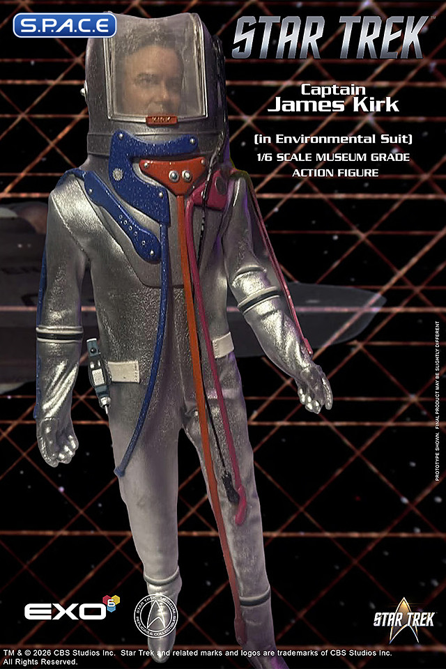 1/6 Scale Captain James Kirk in Environmental Suit (Star Trek)