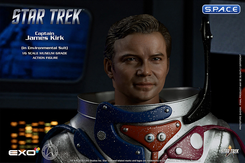 1/6 Scale Captain James Kirk in Environmental Suit (Star Trek)