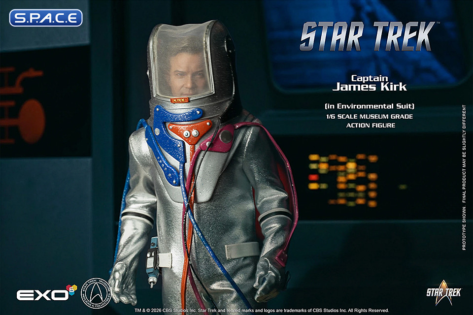 1/6 Scale Captain James Kirk in Environmental Suit (Star Trek)