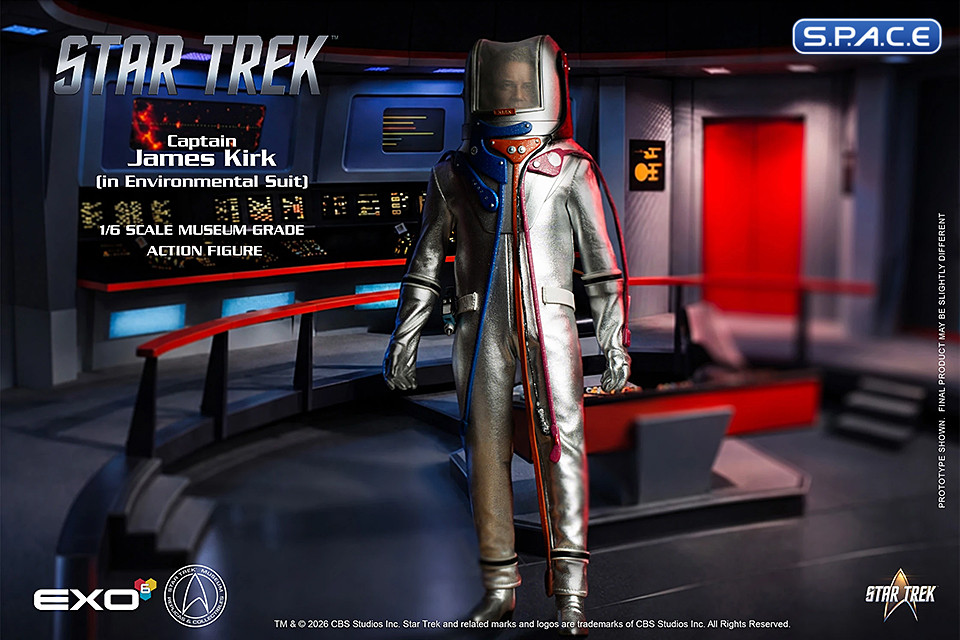 1/6 Scale Captain James Kirk in Environmental Suit (Star Trek)