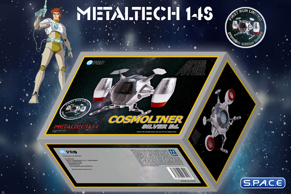 Metaltech 14S Cosmoliner - Silver Edition (Captain Future)
