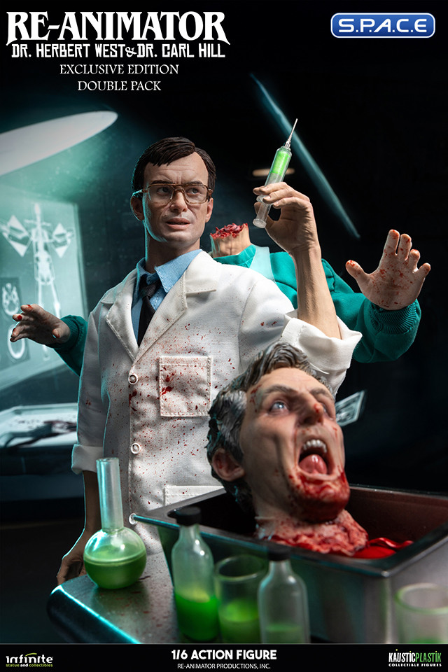 1/6 Scale Herbert West & Dr. Carl Hill Exclusive Double Pack (Re-Animator)