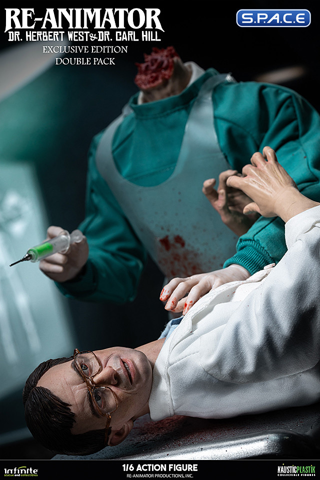 1/6 Scale Herbert West & Dr. Carl Hill Exclusive Double Pack (Re-Animator)