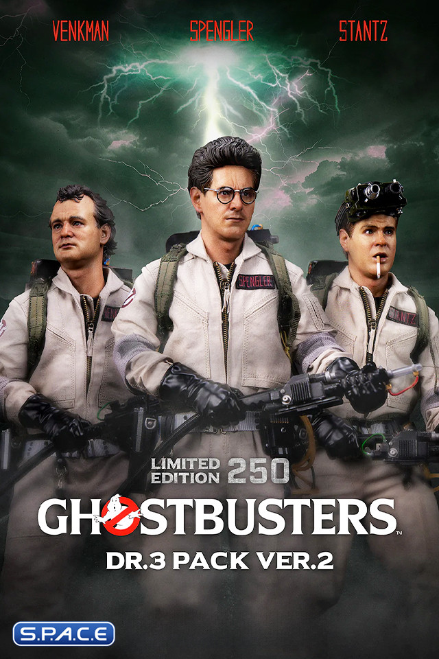 1/6 Scale Dr. 3-Pack - Version 2 (Ghostbusters)