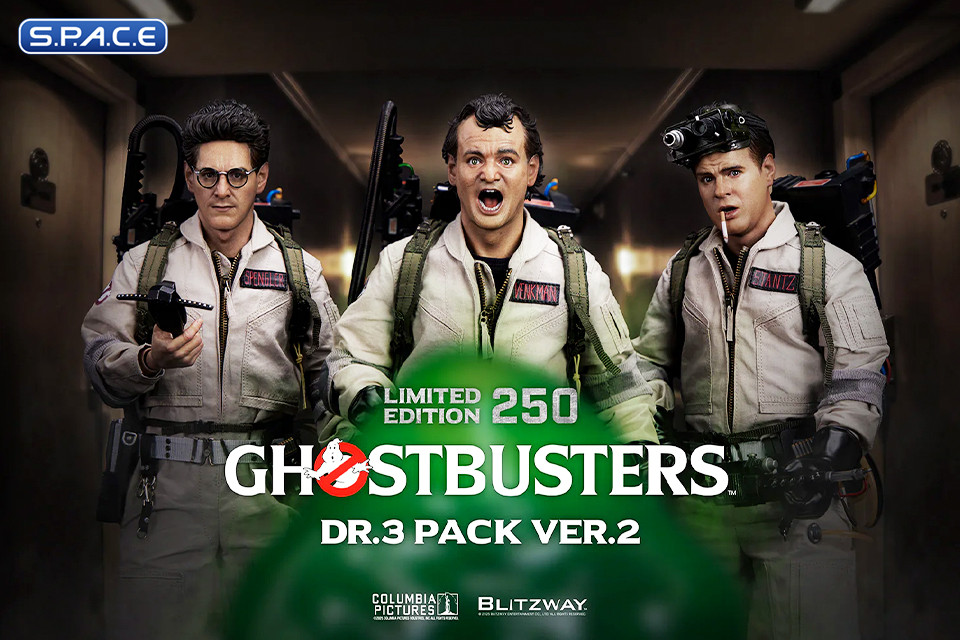 1/6 Scale Dr. 3-Pack - Version 2 (Ghostbusters)