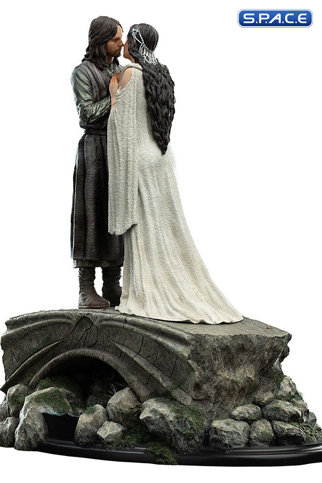 Aragorn and Arwen Mini-Statue (Lord of the Rings)
