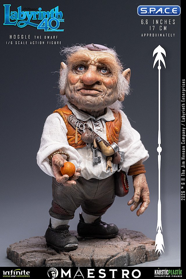 1/6 Scale Hoggle the Dwarf Maestro Line (Labyrinth)