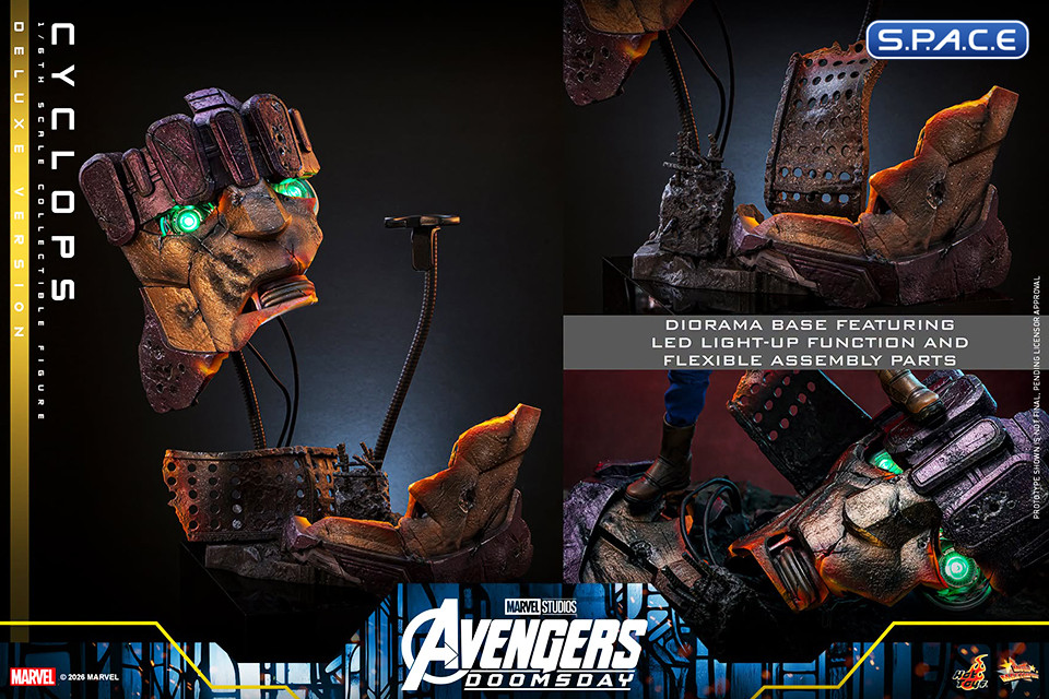 1/6 Scale Cyclops Deluxe Version Movie Masterpiece MMS909 (Avengers: Doomsday)