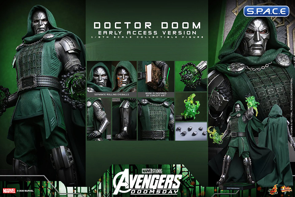 1/6 Scale Doctor Doom Movie Masterpiece MMS906 (Avengers: Doomsday)