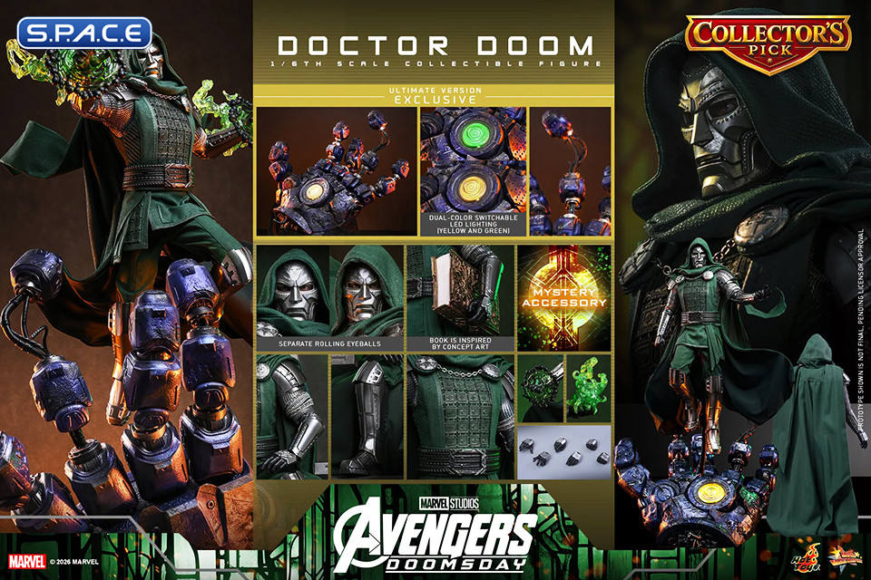 1/6 Scale Doctor Doom Ultimate Version Movie Masterpiece MMS907 (Avengers: Doomsday)