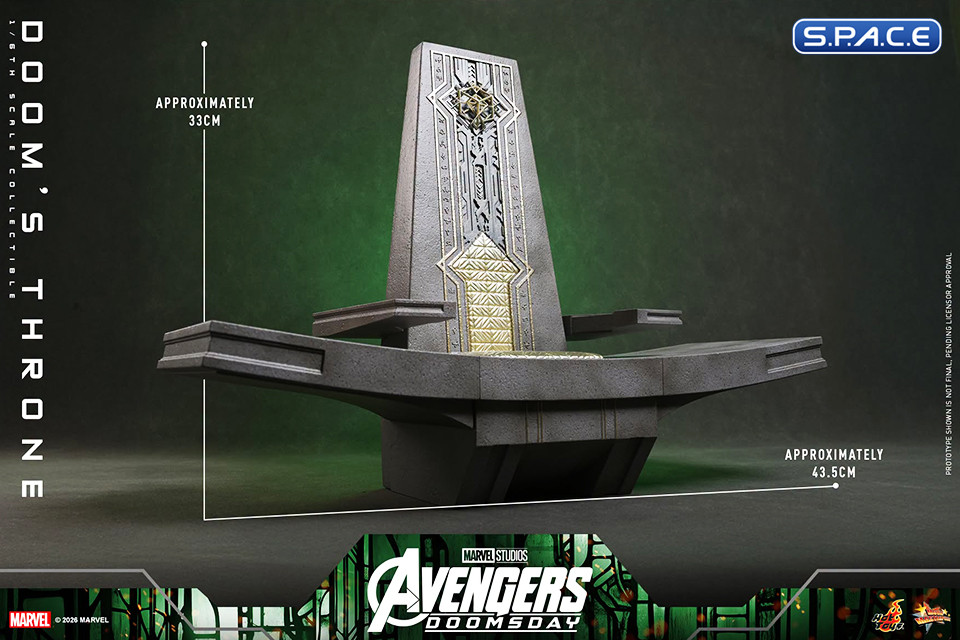 1/6 Scale Dooms Throne Accessory Collectible Set ACS016 (Avengers: Doomsday)