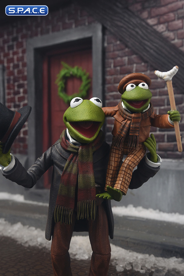 Ultimate Kermit as Bob Cratchit & Robin as Tiny Tim 2-Pack (The Muppet Christmas Carol)